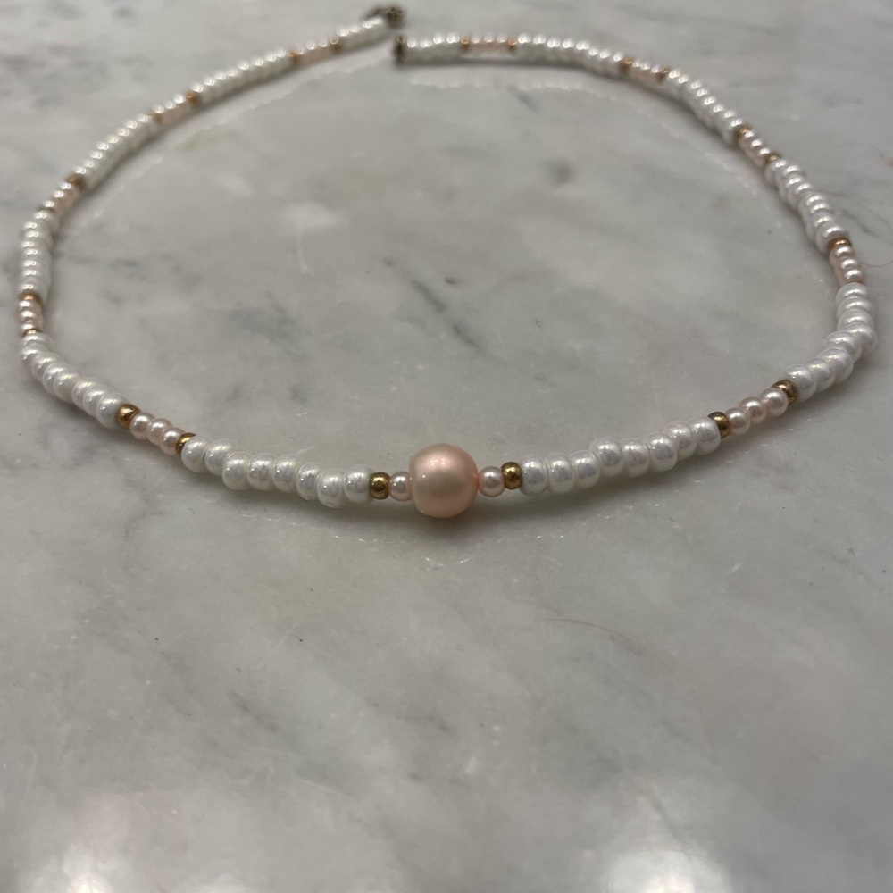 Beach Boutique Pearl Necklace